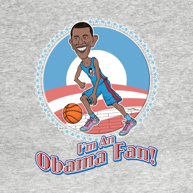 Obama Fan by JEAndersonArt